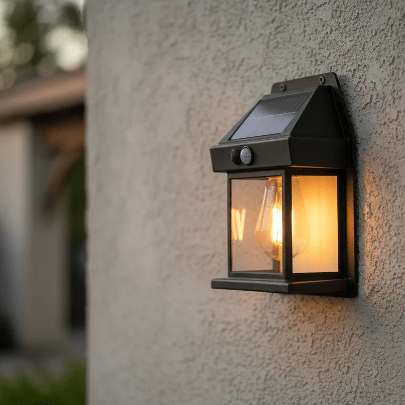 Garden Spotlight Solar-Powered Motion Sensor Waterproof