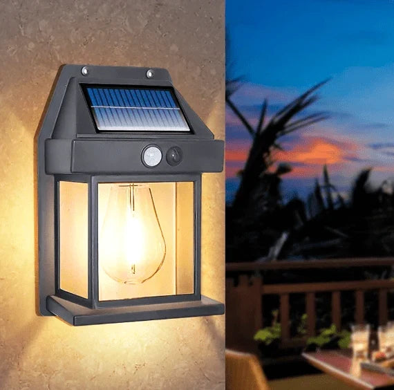 Garden Spotlight Solar-Powered Motion Sensor Waterproof