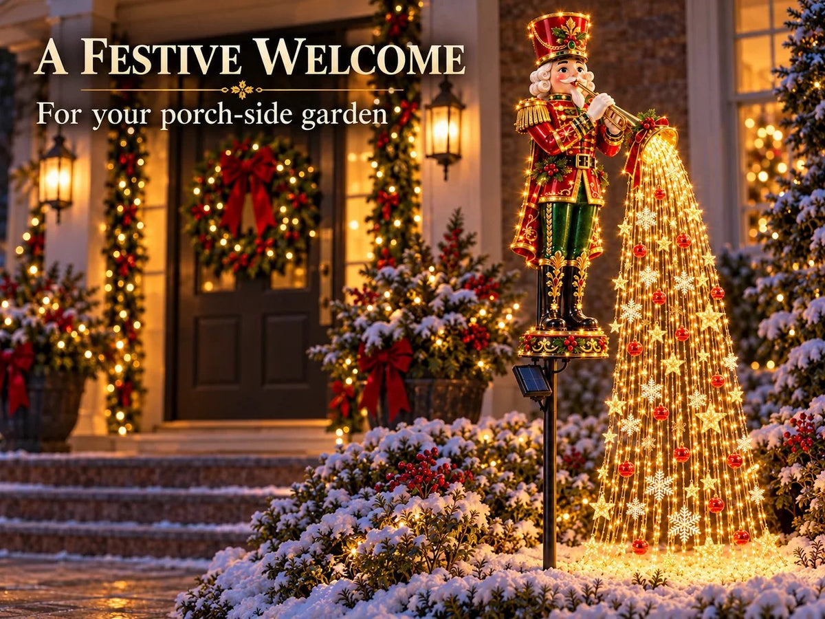 Garden Stake Lights Solar Powered Cascading LED