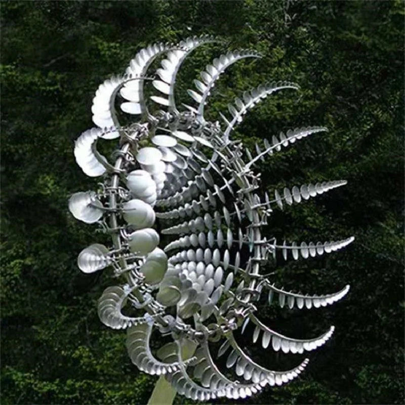 Garden Wind Spinner Iron Multicolor Ball-Bearing 39 Inch
