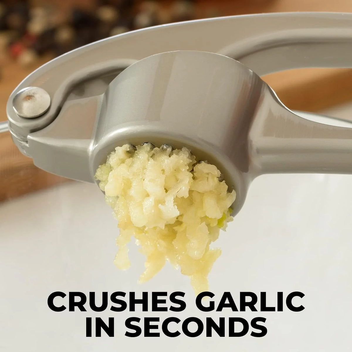 Garlic Press 37-Hole Dishwasher-Safe Ergonomic Grip