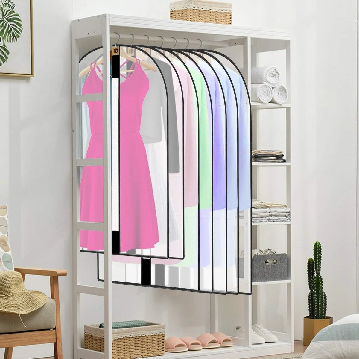 Garment Bags Set of 4 71-Inch Dust Protection