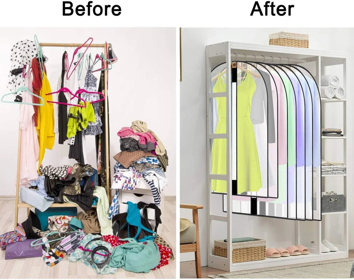 Garment Bags Set of 4 71-Inch Dust Protection