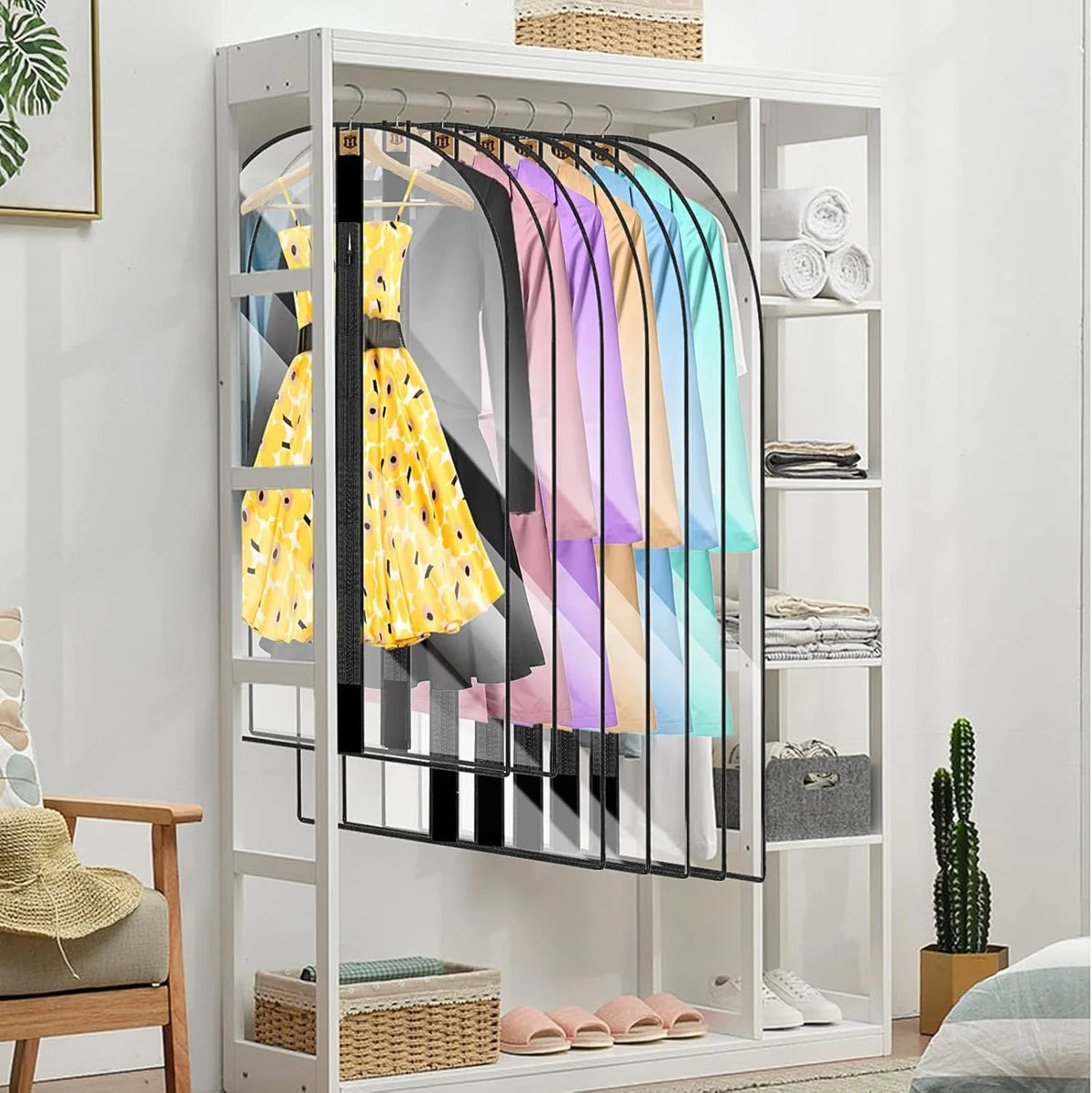 Garment Bags Set of 4 71-Inch Dust Protection
