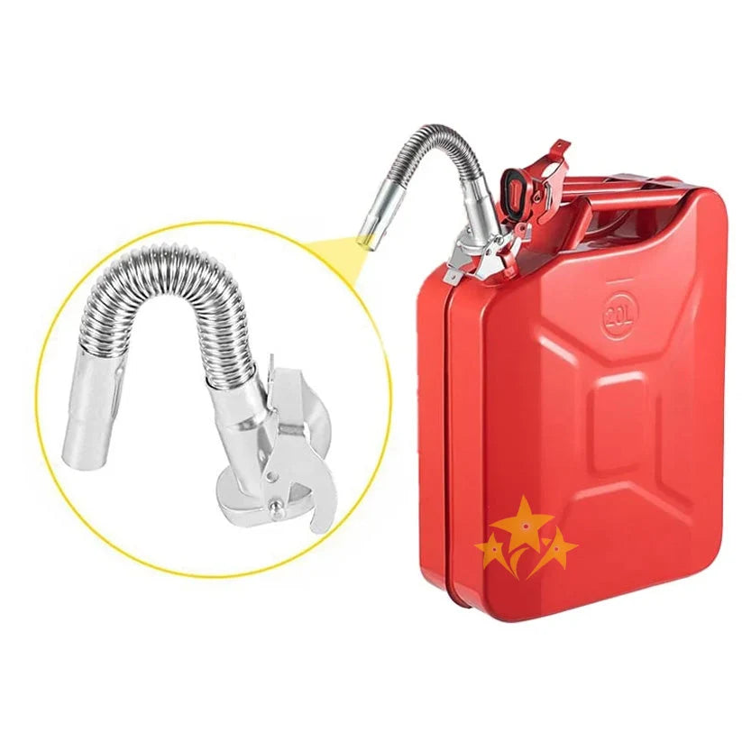 Gas Can Spout Stainless Steel With Mesh Filter