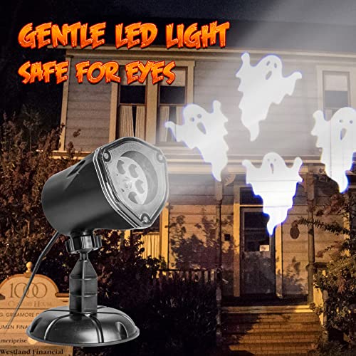 Ghost Projector Six Moving Ghosts 360 Degree Rotation Weatherproof