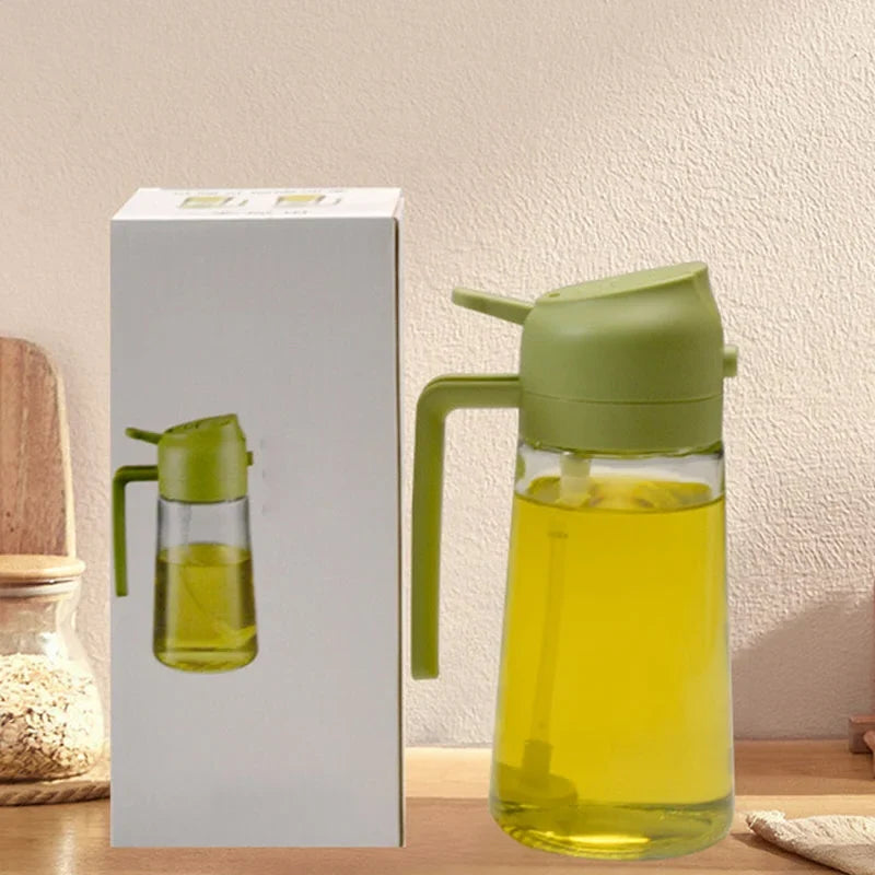 Glass Oil Dispenser Pour & Spray BPA-Free
