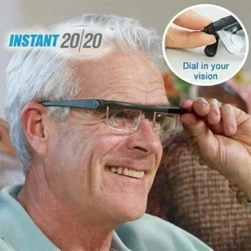 Glasses Dial-Controlled Adjustable Focus Near-to-Far Vision