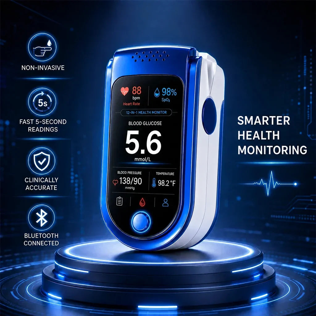 Glucose Monitor Non-Invasive Needle-Free Tracking