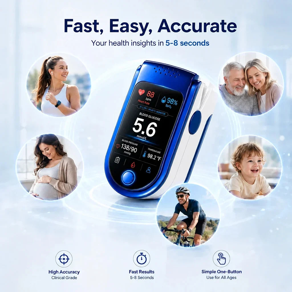 Glucose Monitor Non-Invasive Needle-Free Tracking