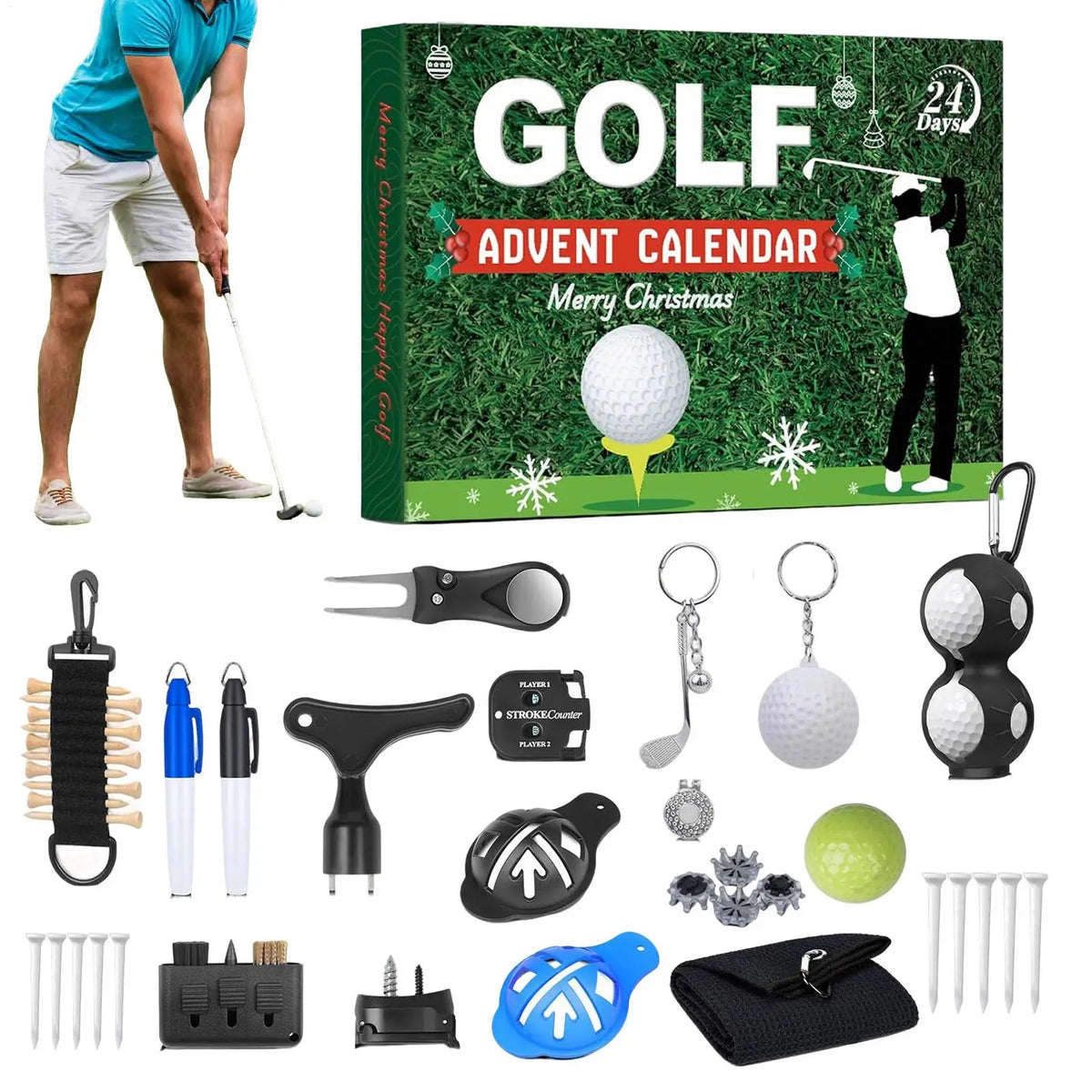 Golf Advent Calendar 24 Golf Accessories & Gadgets