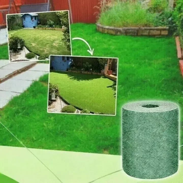 Grass Seed Mats Biodegradable Fabric Set of 2