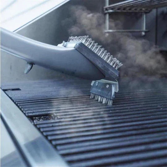 Grill Cleaning Brush Steam-Powered Heat-Resistant Replaceable Bristles