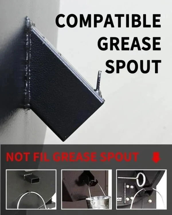 Grill Grease Collector Fitted Lid Reusable Liner