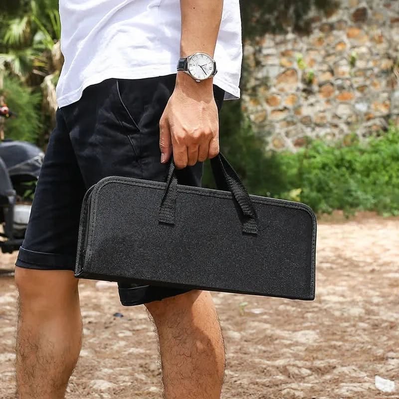 Grill Tool Set Stainless Steel Heat-Resistant Carrying Bag