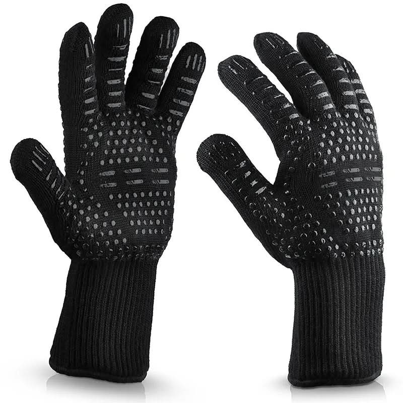Grilling Gloves Aramid Heat-Resistant Non-Slip Grip