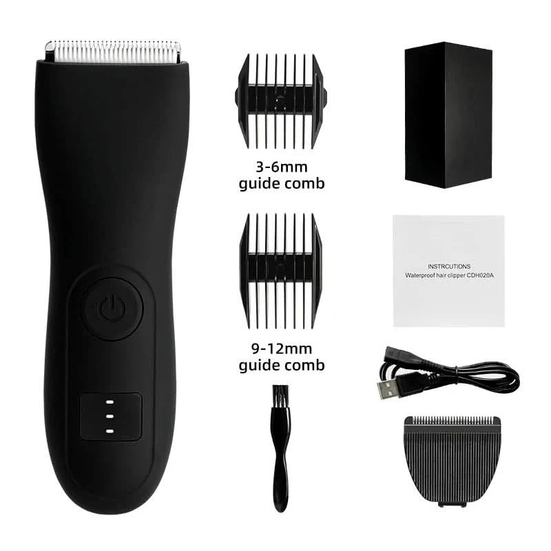Grooming Trimmer Stainless Steel Blades Wet & Dry Cordless
