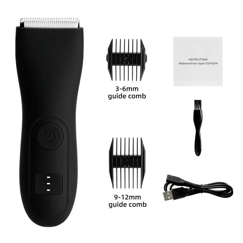 Grooming Trimmer Stainless Steel Blades Wet & Dry Cordless