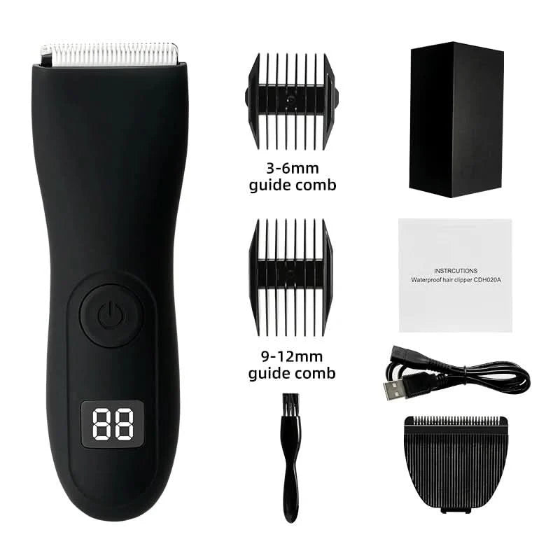 Grooming Trimmer Stainless Steel Blades Wet & Dry Cordless