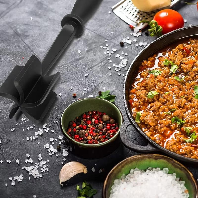 Ground Meat Chopper Five-Blade Heat-Resistant Dishwasher-Safe