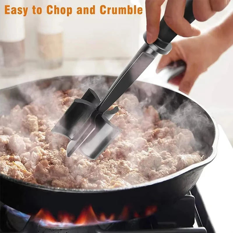 Ground Meat Chopper Five-Blade Heat-Resistant Dishwasher-Safe