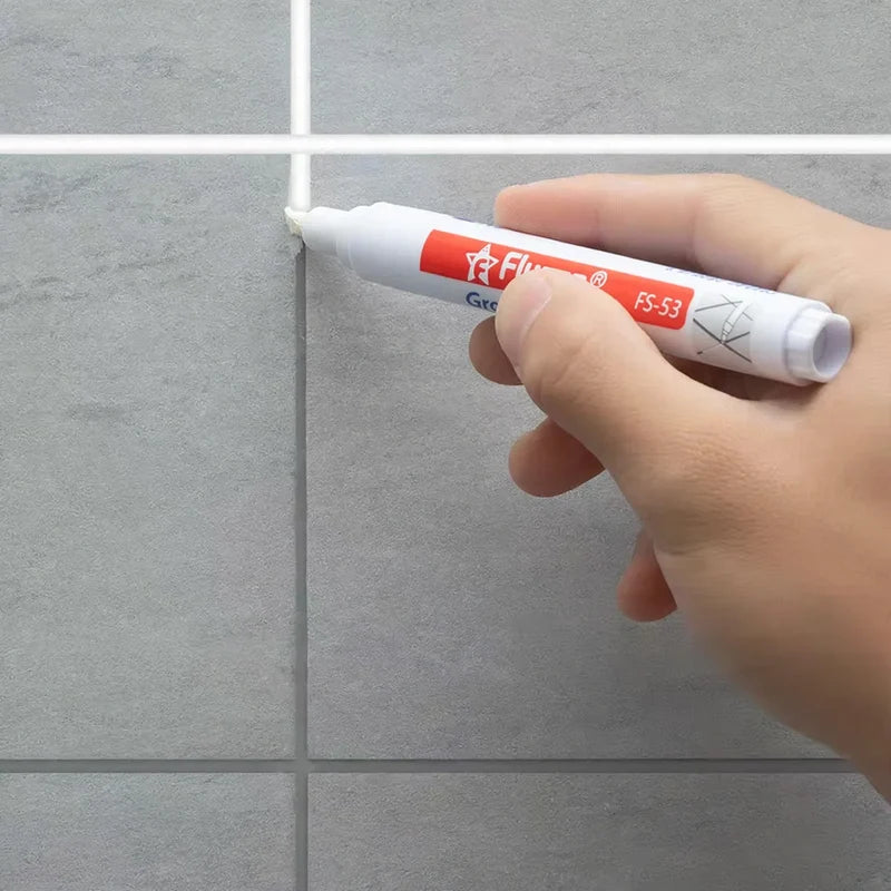 Grout Pen Waterproof Quick-Drying Ink for Ceramic Tile Repair