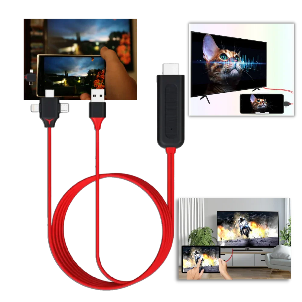 HDMI Adapter Interchangeable Connectors & Power Cable