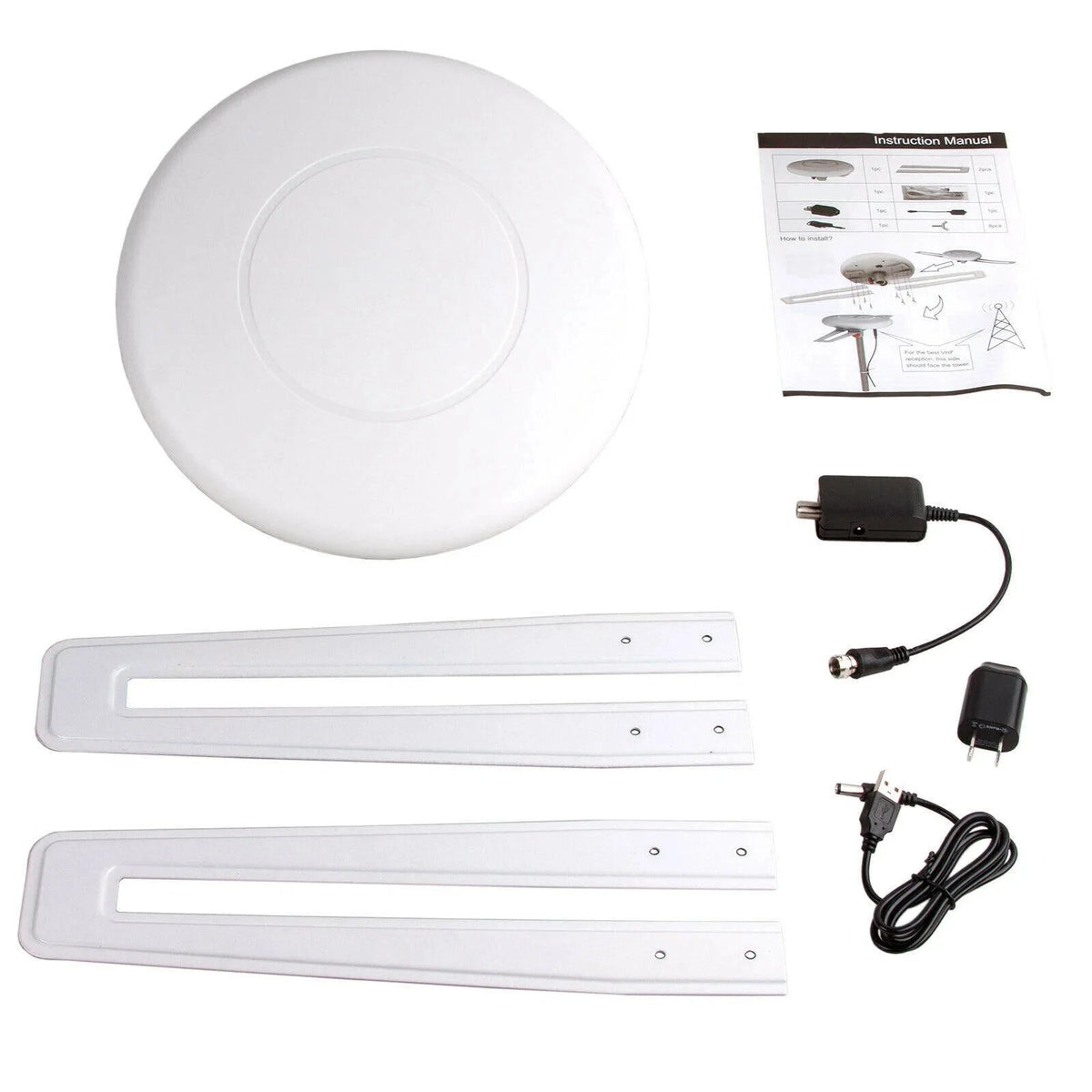 HDTV Antenna Omnidirectional 40 Ft Coaxial Cable