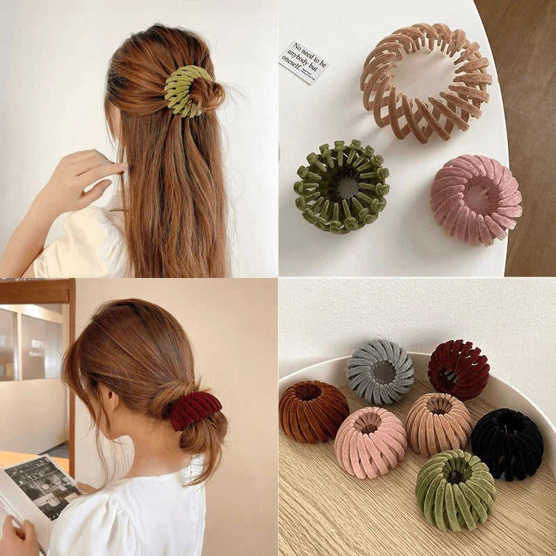 Hair Clip Flexible Twist-and-Snap Snag-Free Hold