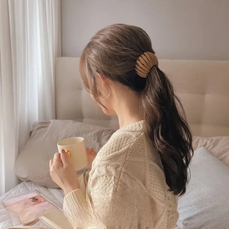 Hair Clip Flexible Twist-and-Snap Snag-Free Hold