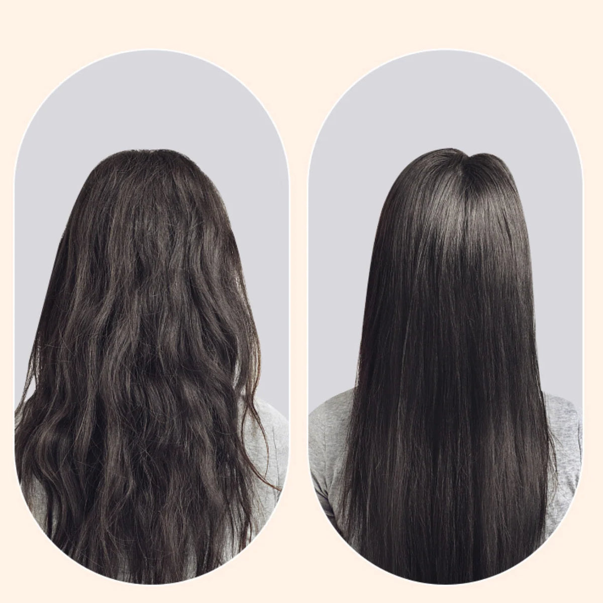 Hair Straightening Brush Cordless Ceramic-Coated With Ion Release