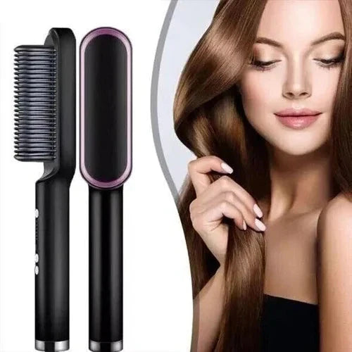 Hair Styling Comb Ionic Frizz Control Adjustable Heat