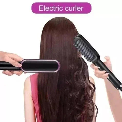 Hair Styling Comb Ionic Frizz Control Adjustable Heat