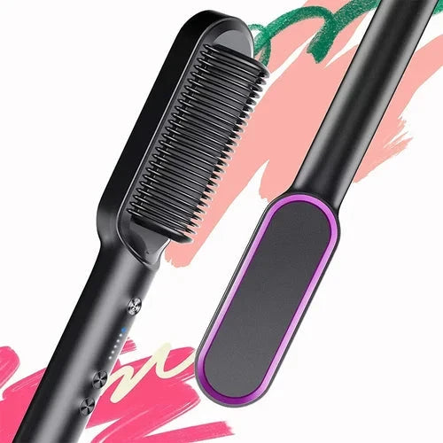 Hair Styling Comb Ionic Frizz Control Adjustable Heat