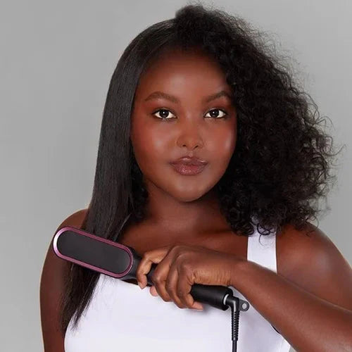 Hair Styling Comb Ionic Frizz Control Adjustable Heat