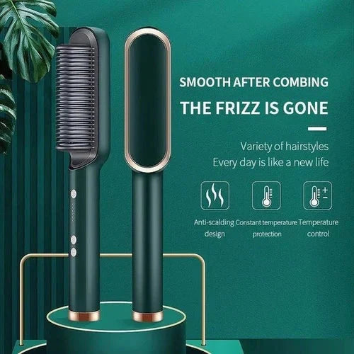 Hair Styling Comb Ionic Frizz Control Adjustable Heat