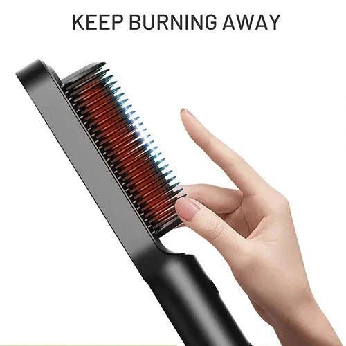 Hair Styling Comb Ionic Frizz Control Adjustable Heat