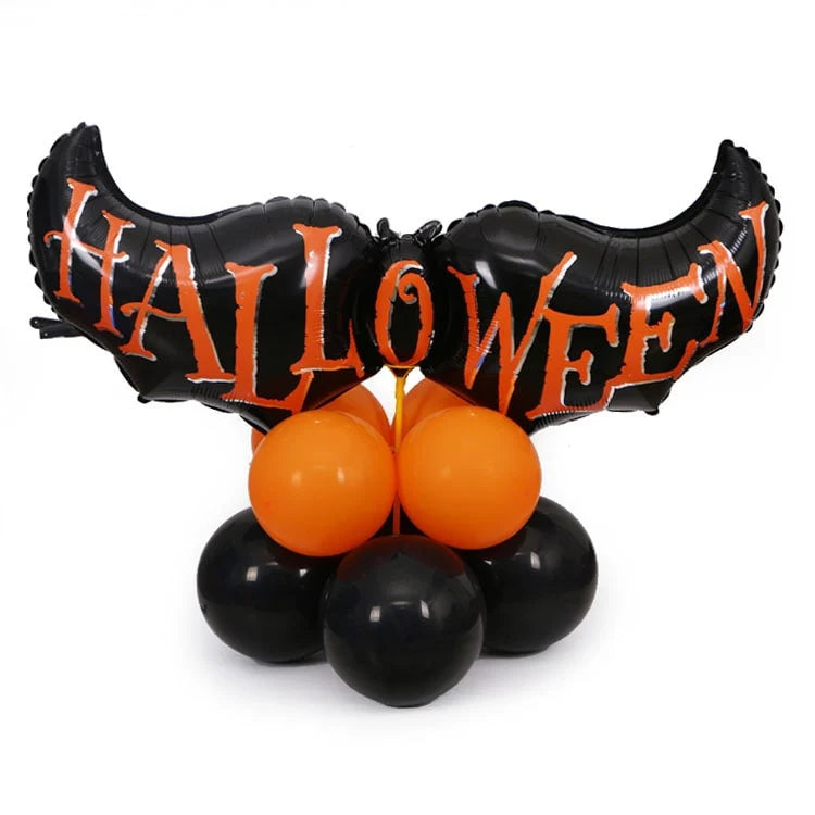 Halloween Balloon Decoration Kit Foil & Latex Balloons