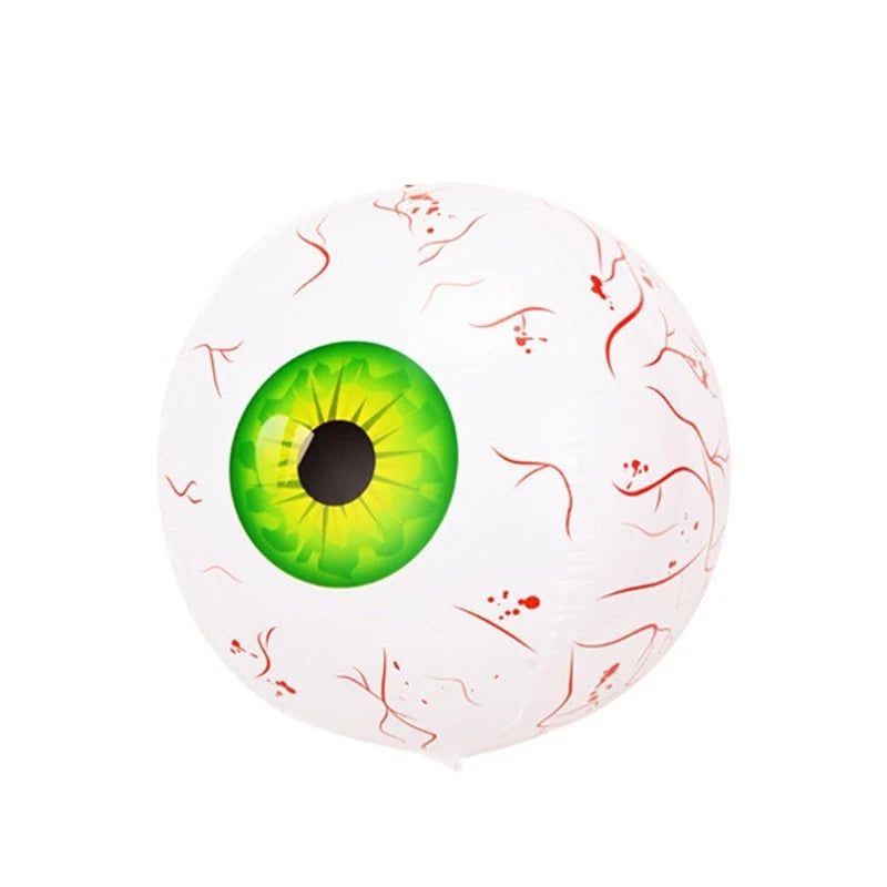 Halloween Eyeball Balloon Metallic Foil 22 Inch Bloodshot Design