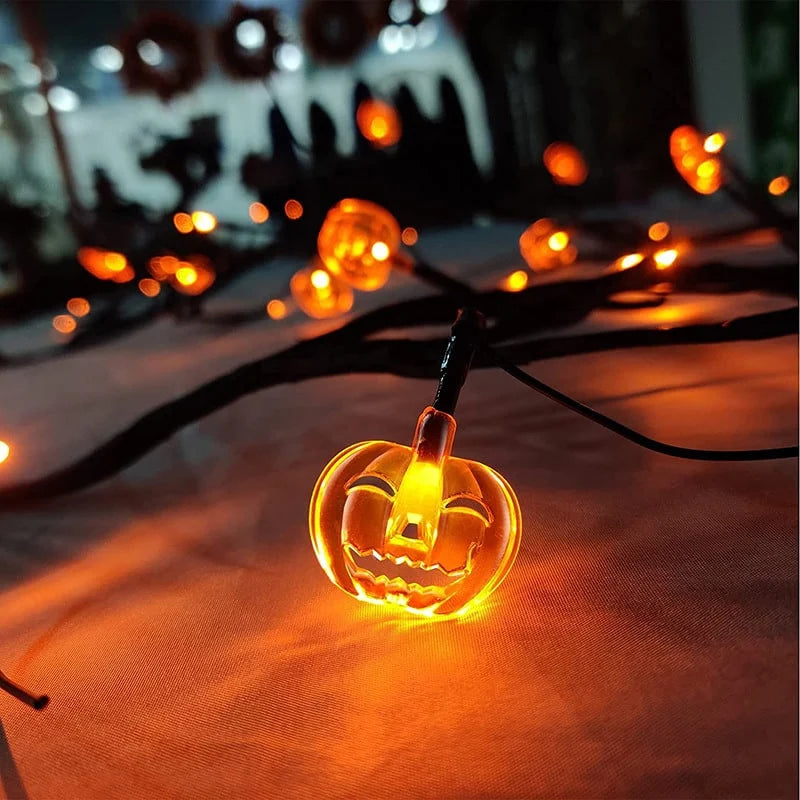 Halloween Garland LED Twig Battery-Powered 6-Foot Length