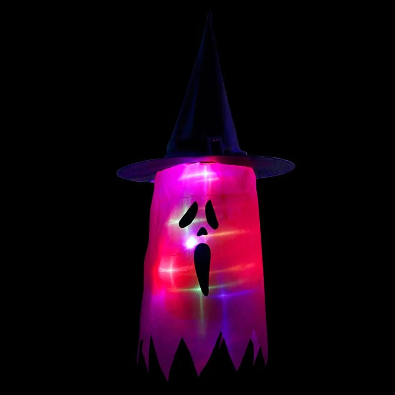 Halloween Ghost Decoration Hanging Multicolor LED Lights IP44 Rated