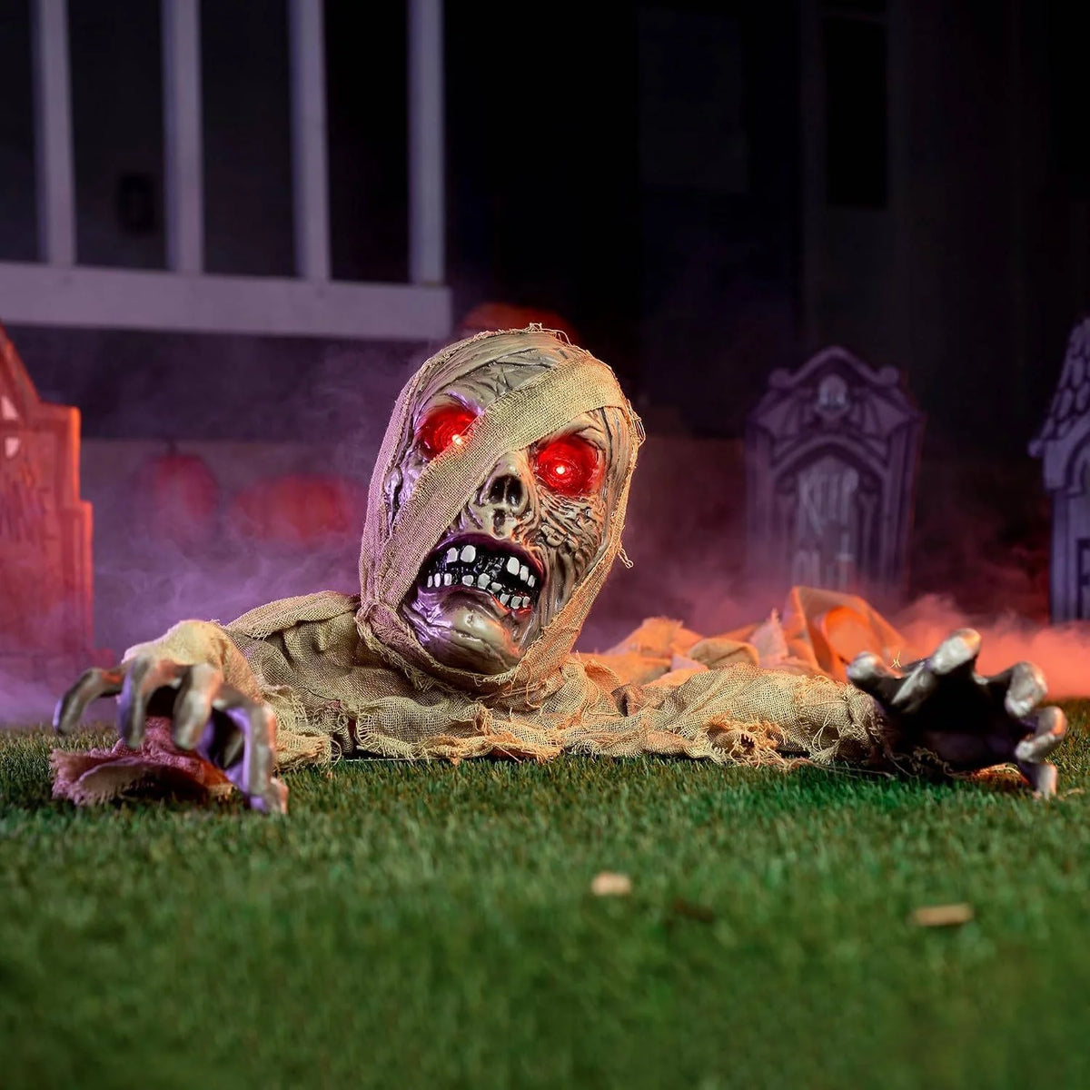 Halloween Groundbreaker Prop Motion-Activated Glowing Eyes & Eerie Sounds