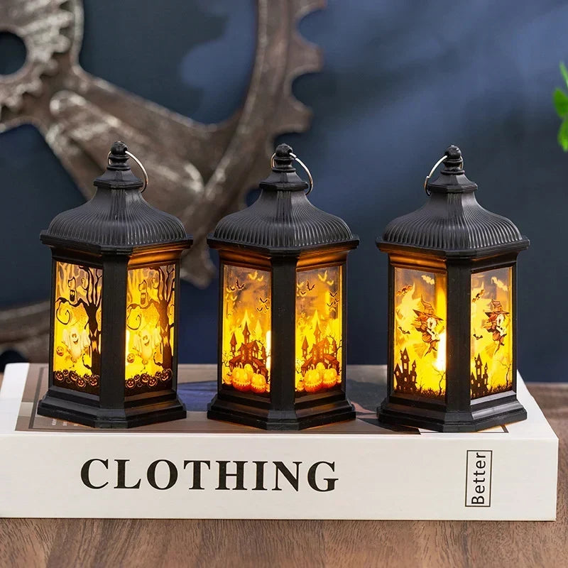 Halloween Lantern Flameless LED Indoor & Outdoor Decor