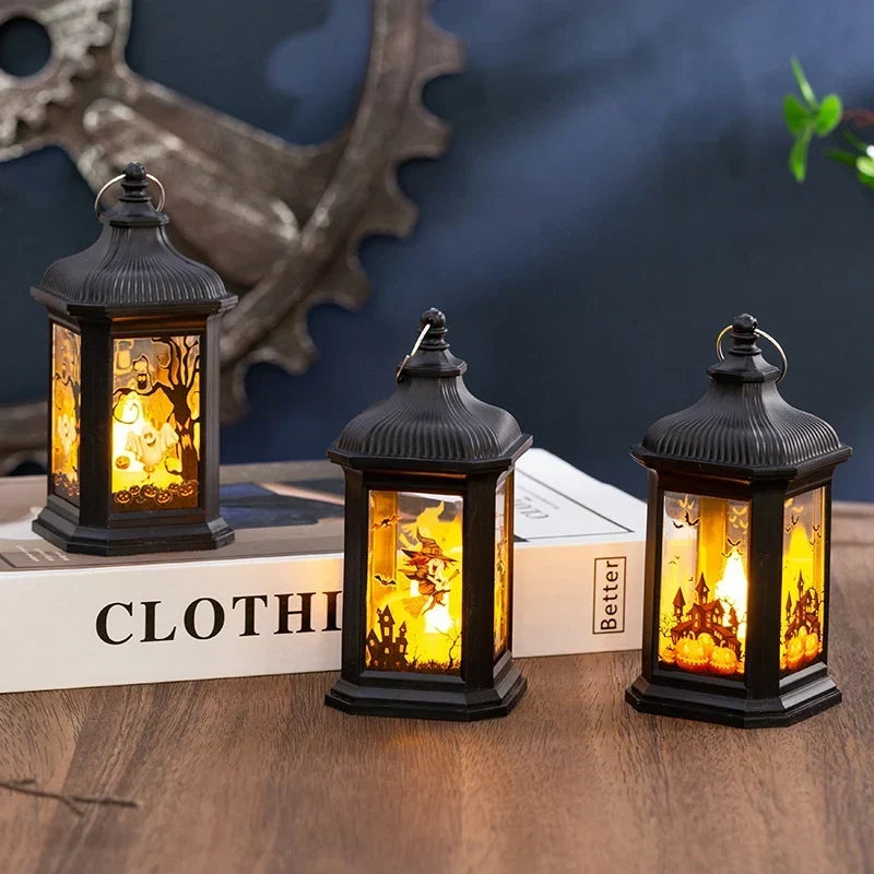 Halloween Lantern Flameless LED Indoor & Outdoor Decor