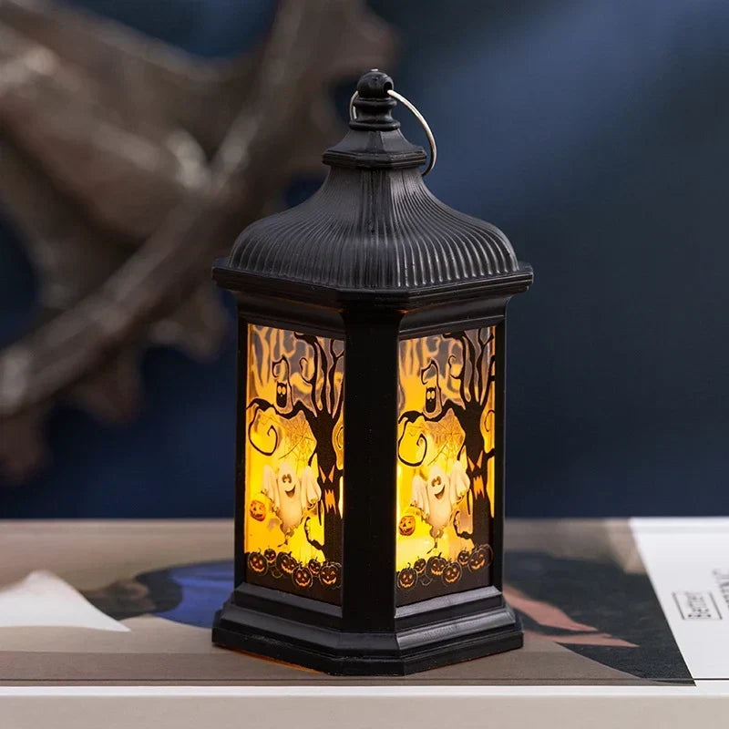 Halloween Lantern Flameless LED Indoor & Outdoor Decor