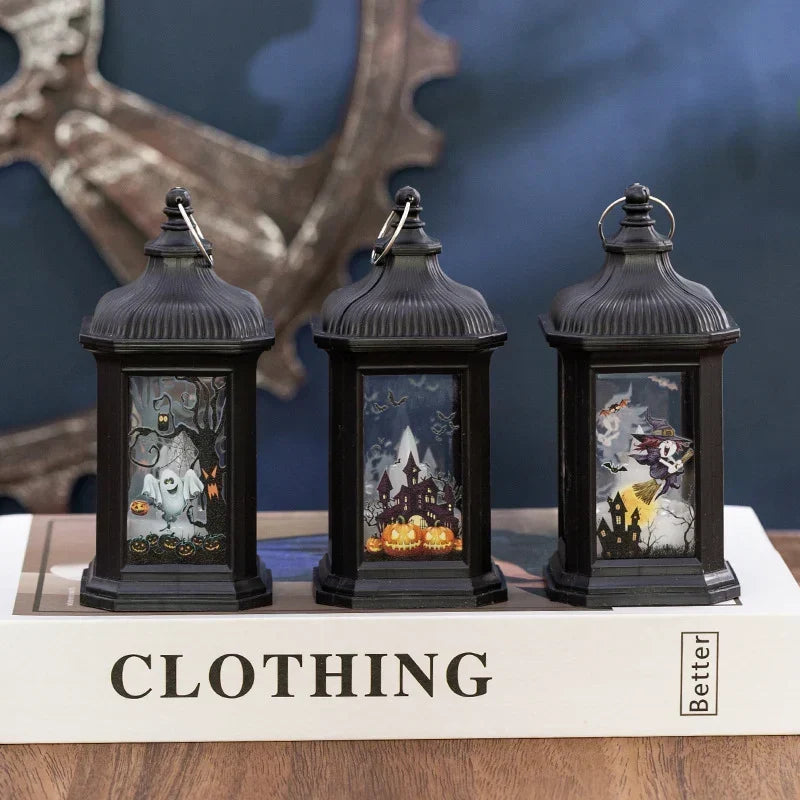 Halloween Lantern Flameless LED Indoor & Outdoor Decor