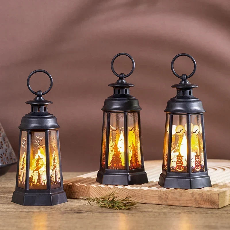 Halloween Lantern Weather-Resistant Carry Handle