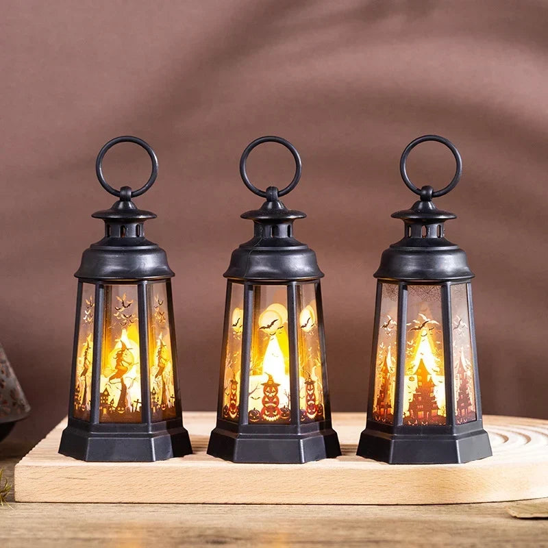 Halloween Lantern Weather-Resistant Carry Handle