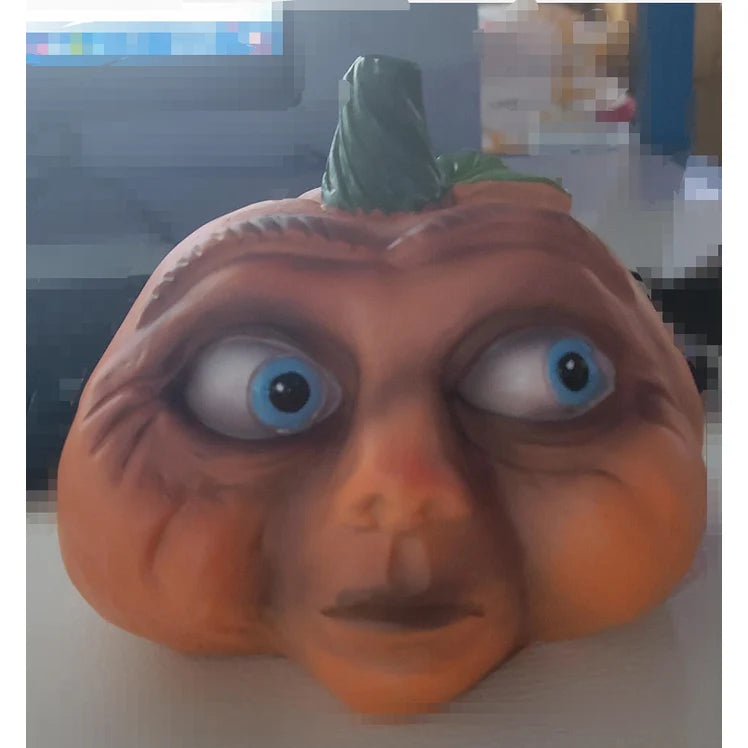 Halloween Pumpkin Decoration Hand-Painted Resin Expressive Face