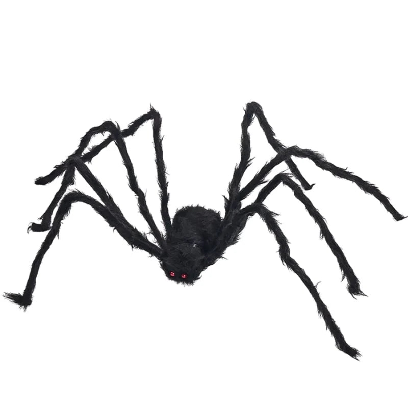Halloween Spider Decoration Poseable Legs Includes Web Indoor & Outdoor Use